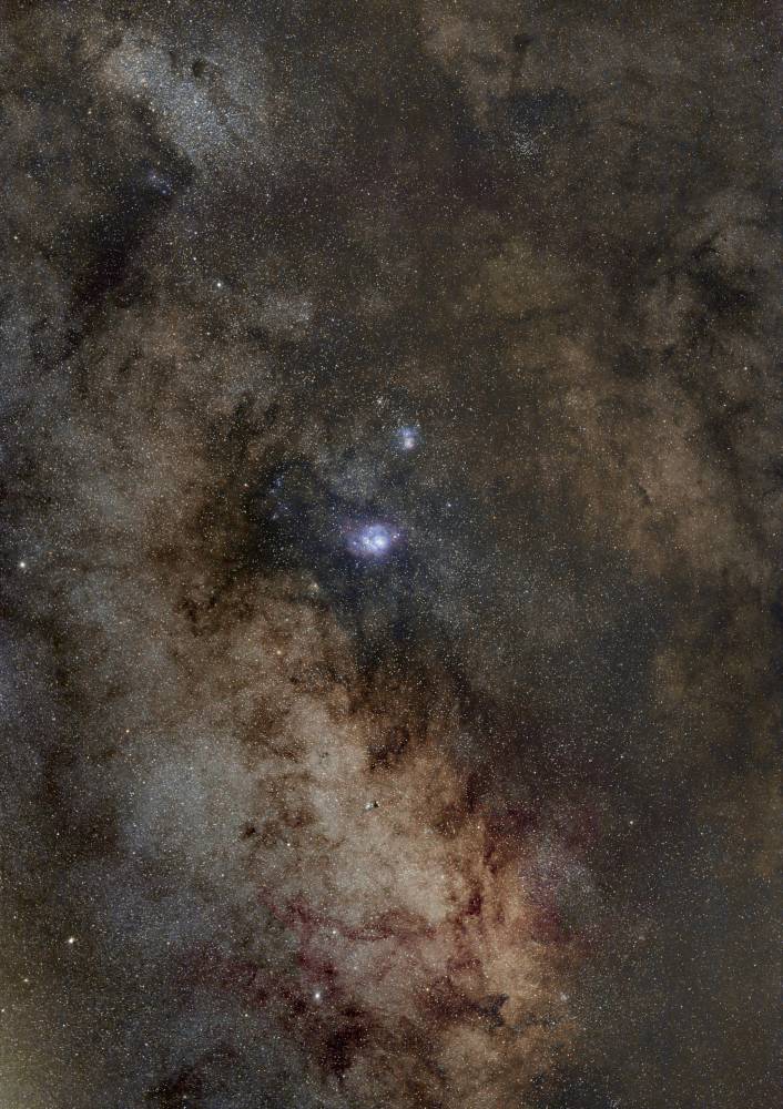 ذراع مجرة درب التبانة من صحراء أبوظبي