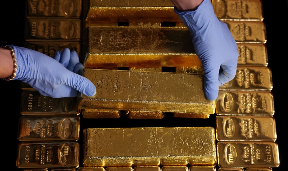 سبائك ذهبية في مخازن أحد بنوك إيطاليا (بلومبيرغ)