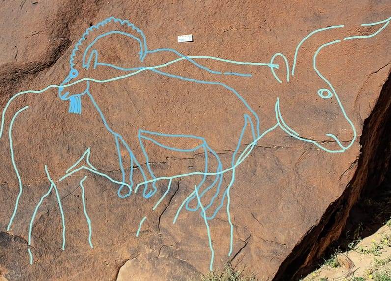 نقش عمره 12 ألف عام يكشف أسرار الحياة في صحراء الجزيرة