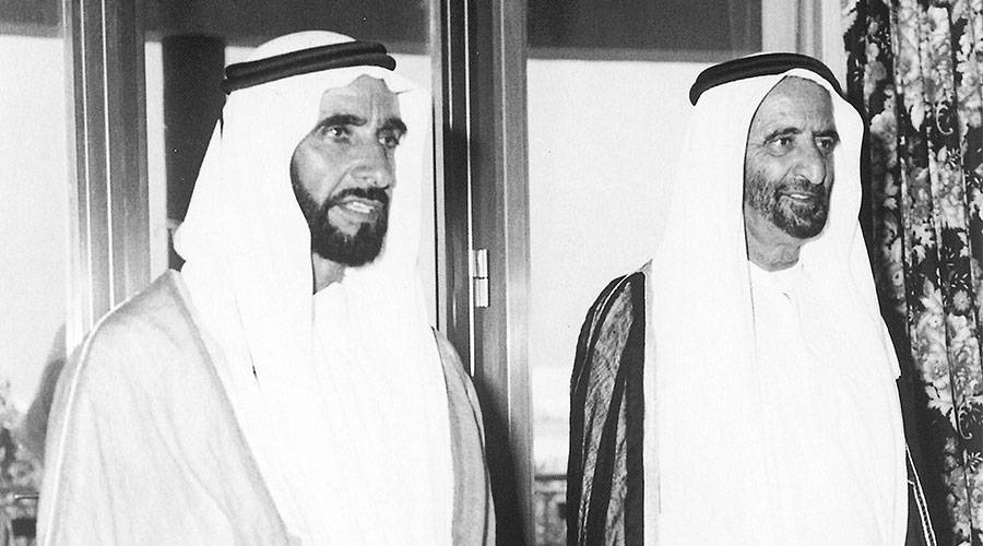 الشيخ  راشد.. باني دبي الحديثة وشريك الحلم الاتحادي