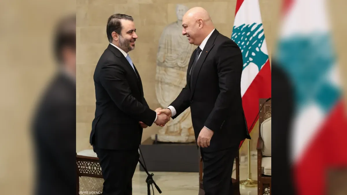 وزير الخارجية السوري أسعد الشيباني في زيارة لبيروت 