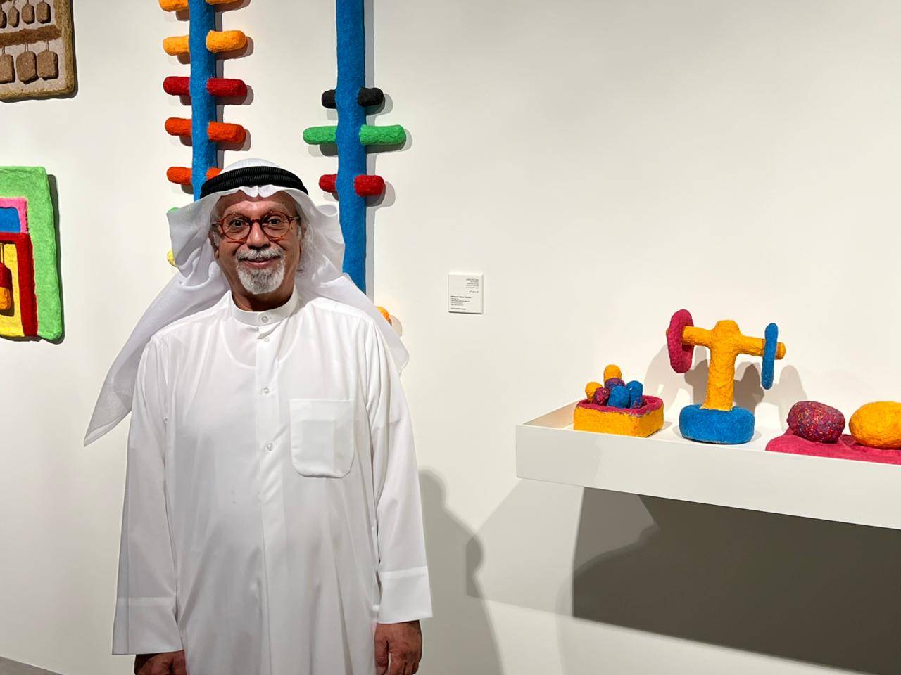 محمد أبراهيم في المعرض 