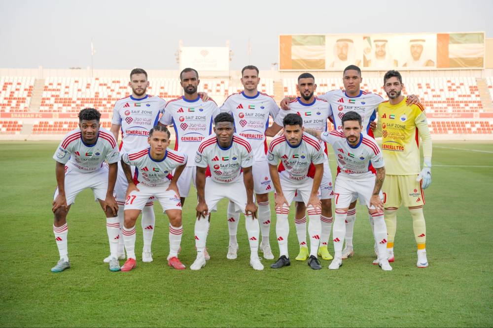 عادل الحوسني أساسياً في تشكيلة الشارقة  أمام دبا