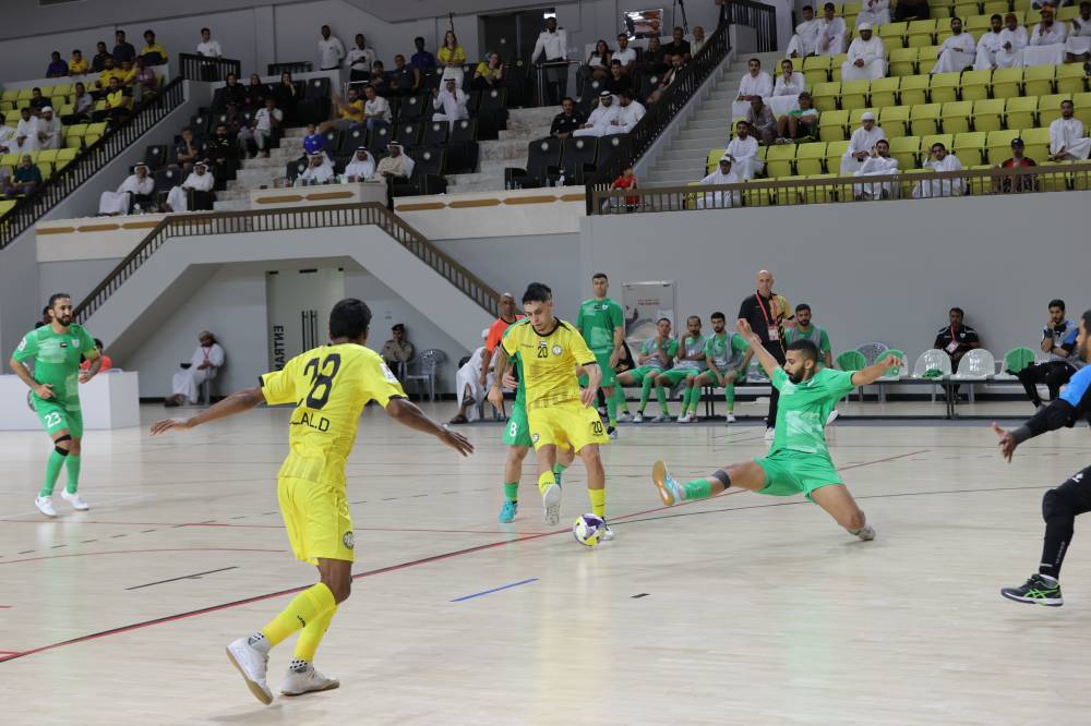 كلباء يبدأ مشواره في دوري الصالات بفوز كبير