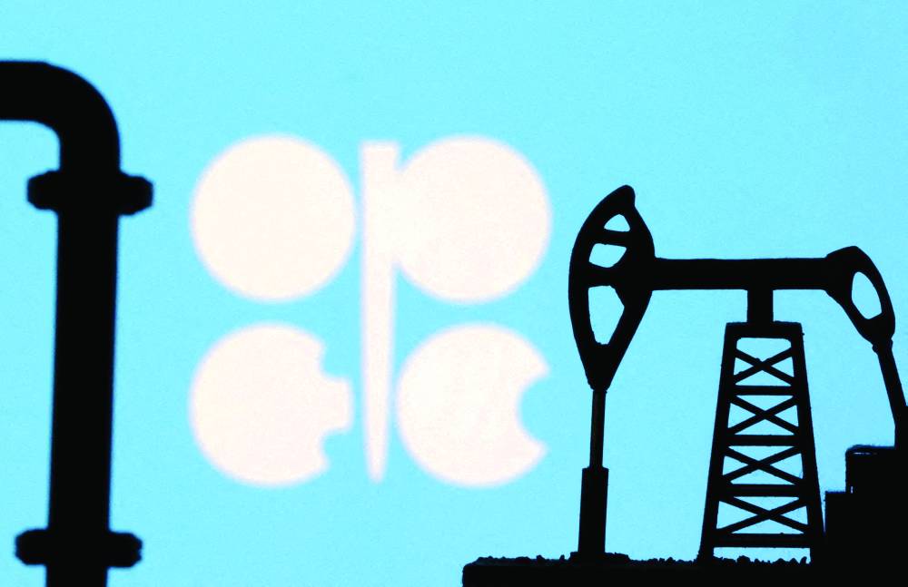 FILE PHOTO OPEC logo is seen in this illustration taken, October 8, 2023. REUTERS/Dado Ruvic/File Photo