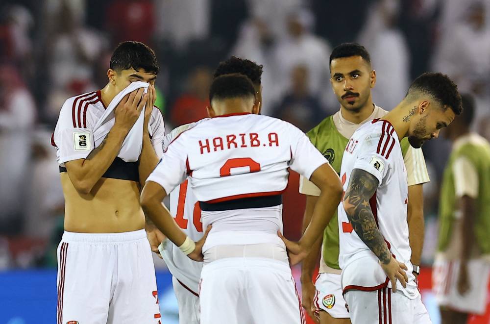 حسرة بعد نهاية المباراة