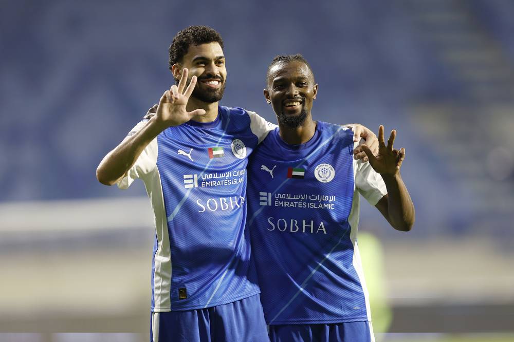 دوري ادنوك النصر ودبا  ملعب النصر تصوير يوسف الامير