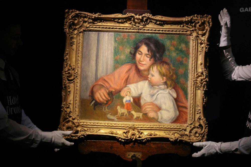 اللوحة (أ.ف.ب)