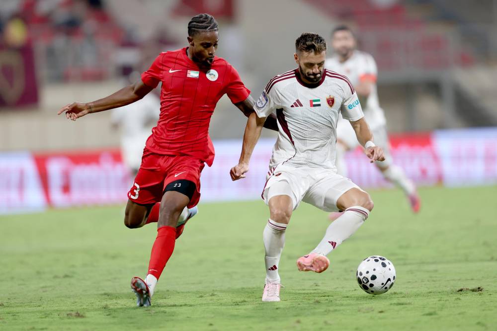 البطائح والوحدة في دوري ادنوك للمحترفين (تصوير:هيثم الخاتم)