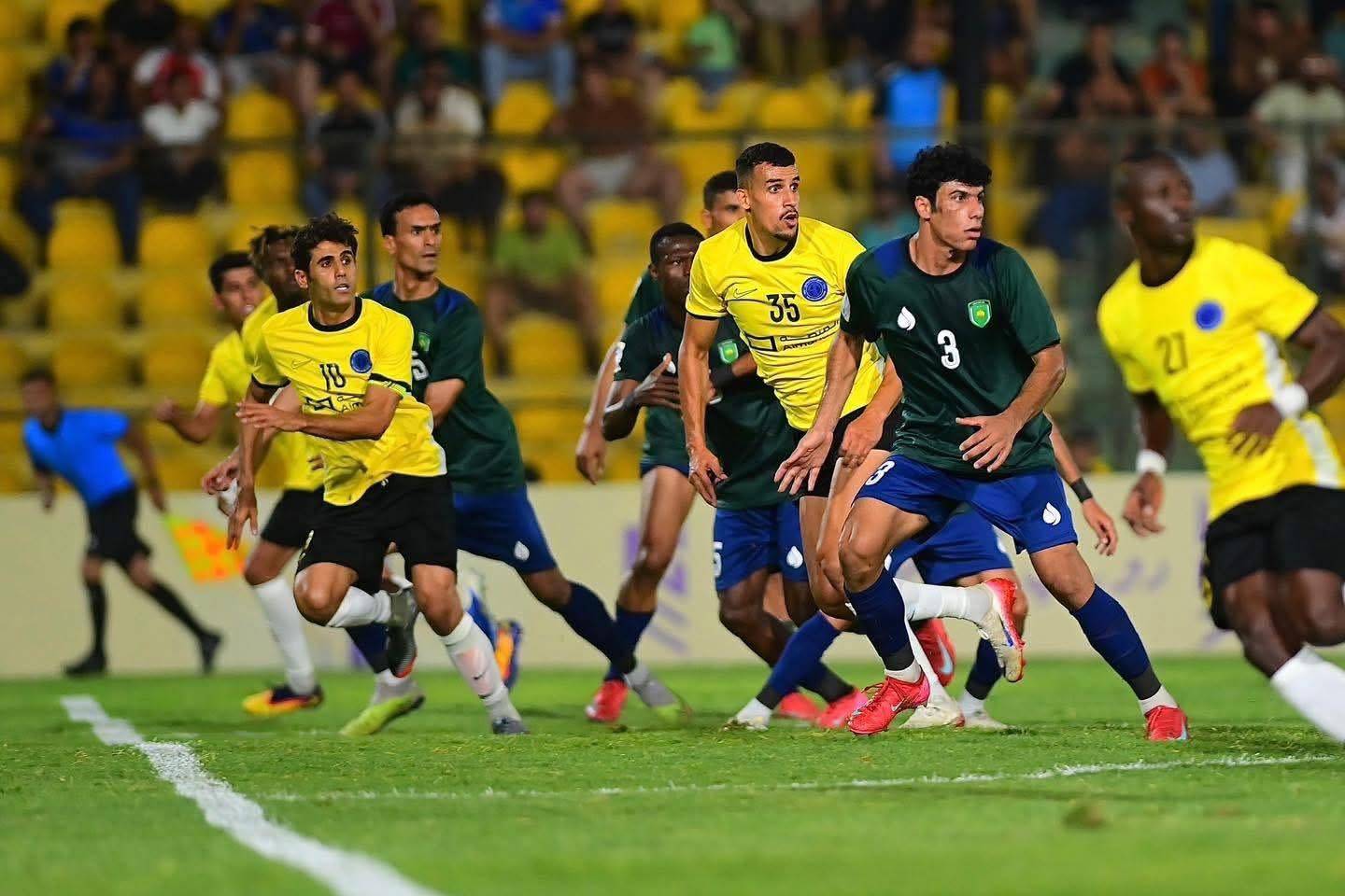 من مباراة الطلبة والنفط