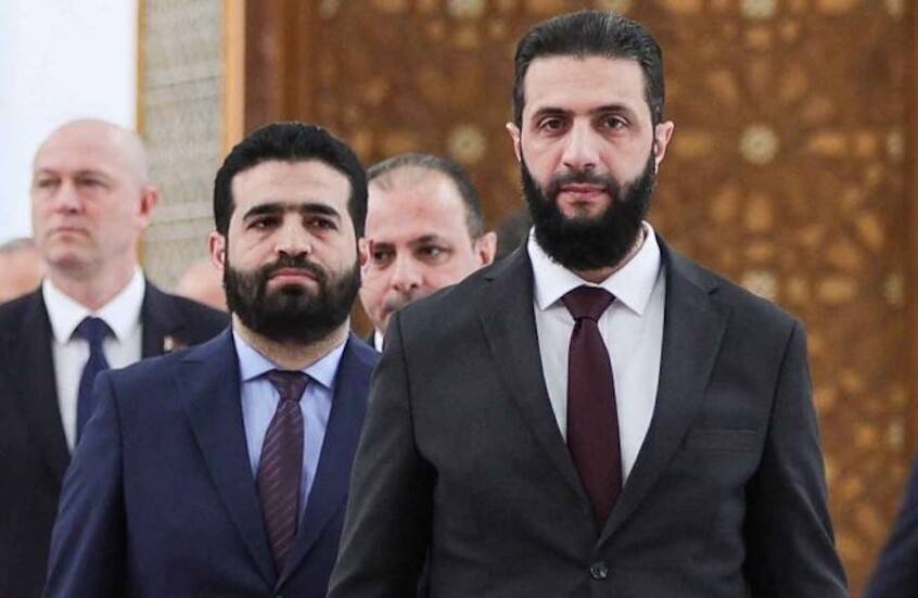 الشرع وخطاب(ارشيفية)