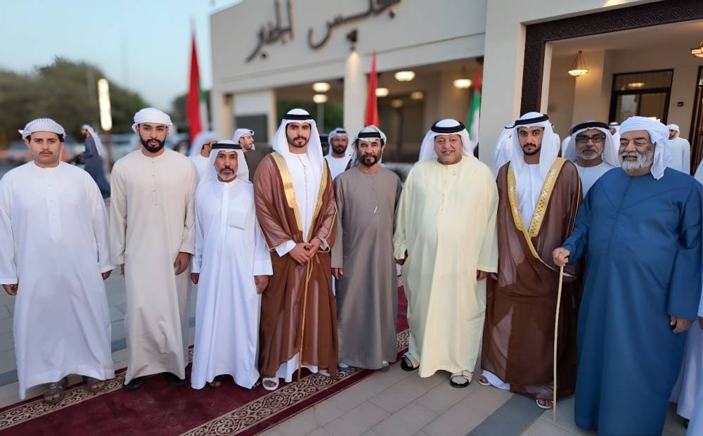 سعيد بن طحنون يحضر أفراح الظاهري والطاير والقبيسي في العين