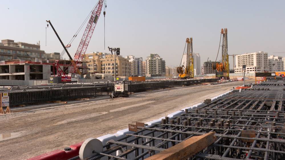 10 % نسبة الإنجاز في الخط الأزرق لمترو دبي خلال 5 أشهر