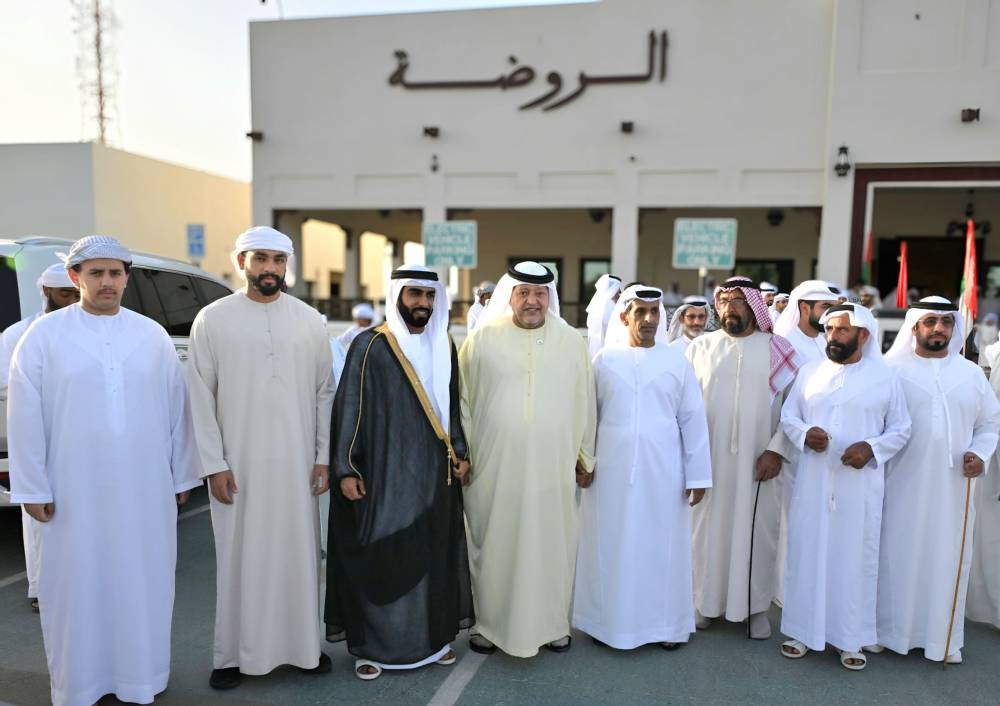 سعيد بن طحنون يحضر أفراح المنصوري