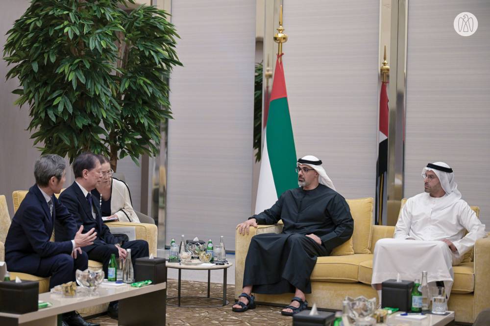 خالد بن محمد بن زايد يبحث التعاون الثقافي مع المدير التنفيذي لمتحف طوكيو الوطني