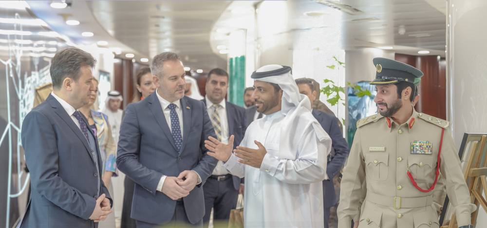 شرطة دبي تستقبل مدير مكتب	 الأمن العام في جمهورية م	قدونيا الشمالية-- Dubai Police W	elcomes the Direct