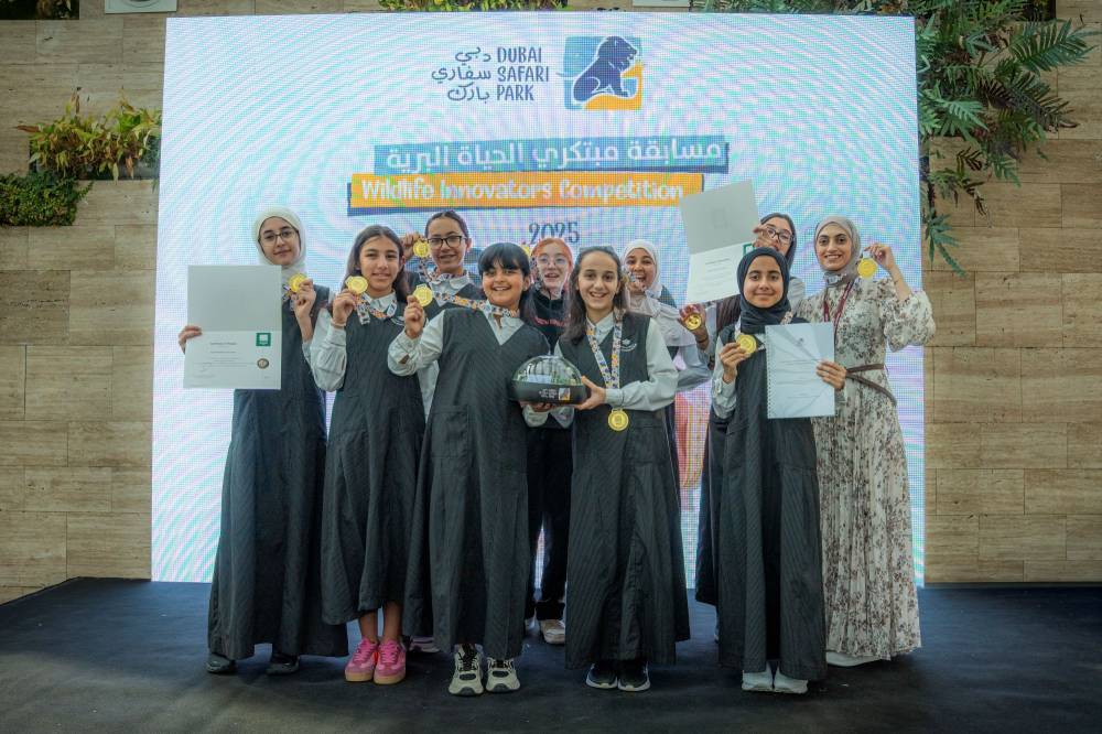 «دبي سفاري بارك» تعلن الفائز بالنسخة الثانية من مسابقة «مبتكري الحياة البرية»