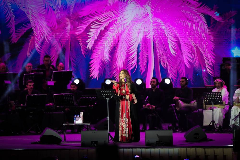 أصالة نصري تفتتح حفلات «ليالي الوثبة»