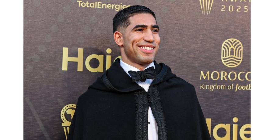 جوائز الكاف 2025.. أشرف حكيمي يتوج بجائزة أفضل لاعب في إفريقيا