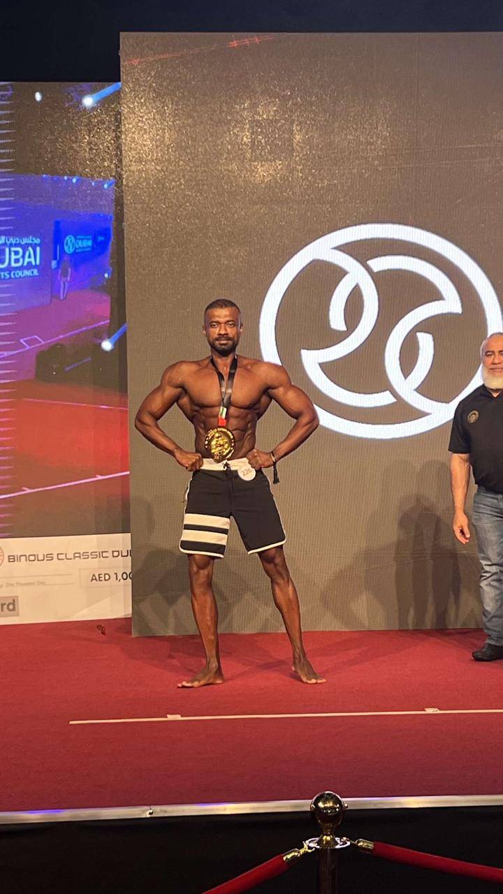 راشد زايد الزعابي: أطمح لحصد ميدالية بطولة العالم لبناء الأجسام