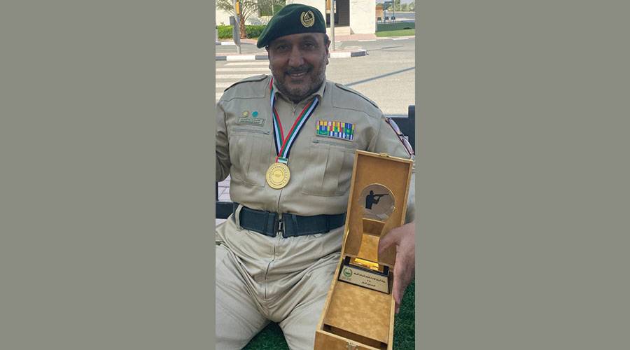 المقدم جاسم محمد فيروز قناص ميداليات ذهبية 