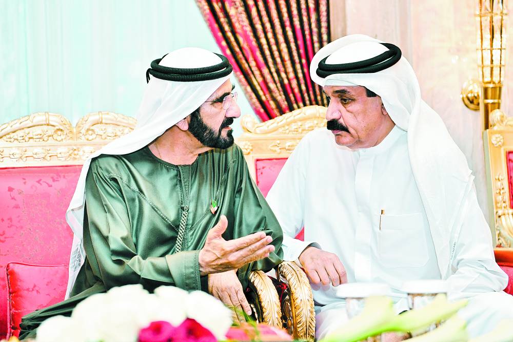 محمد بن راشد في حديث مع خميس المزينة