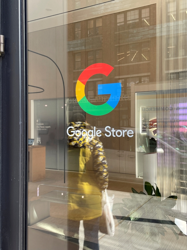 واجهة متجر غوغل في نيويورك (أرشيفية)