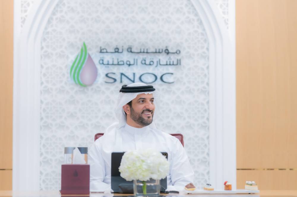 سلطان بن أحمد يترأس اجتماع الإدارة العليا لـ «نفط الشارقة»