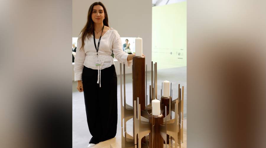 لينا غالب: «أوتاد» مستخلص من سعف النخيل بالإمارات