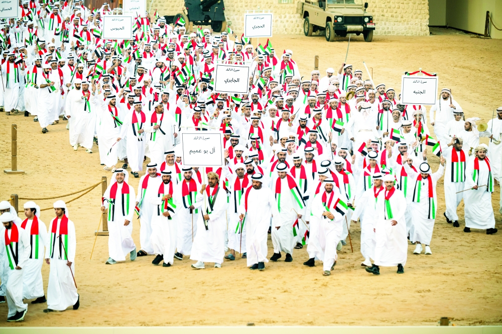 مسيرة الاتحاد.. ولاءٌ يتجدد للوطن