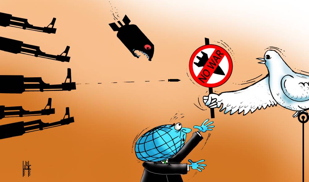 #WAR#كاريكاتير_علي_خليل #NO_WAR