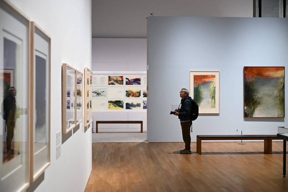 أول معرض للفنان الفرنسي الصيني زاو وو كي في هونغ كونغ