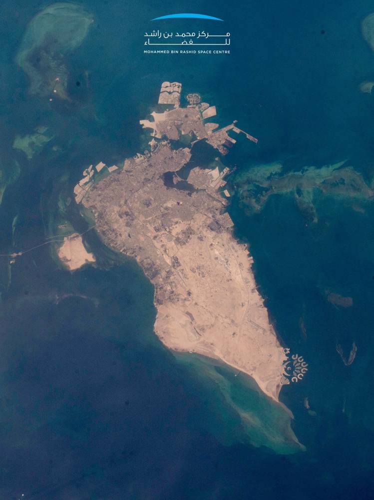 مملكة البحرين من الفضاء بعدسة النيادي
