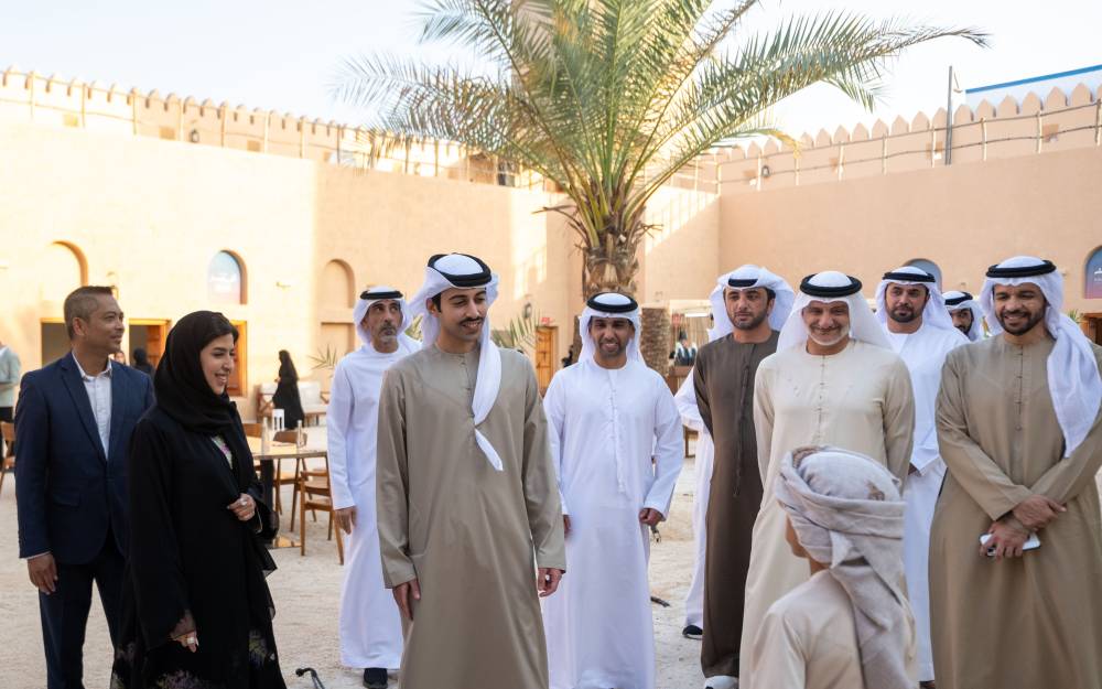 ياس بن حمدان خلال الافتتاح 