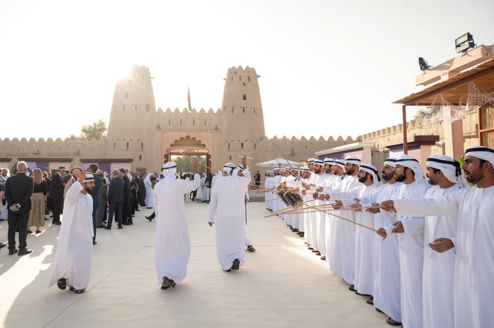 فعالية تراثية خلال الملتقى 
