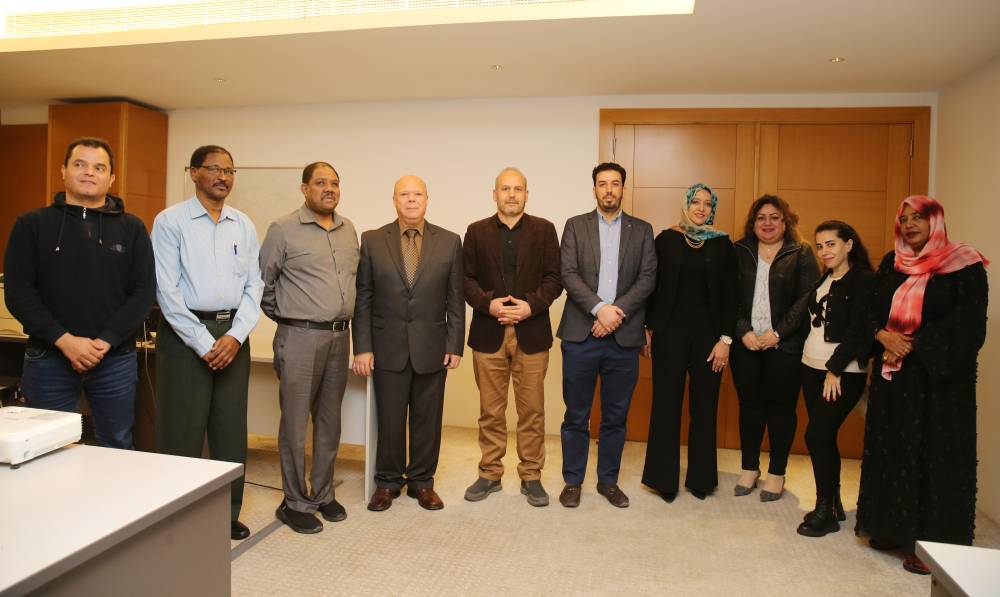 مركز تريم وعبدالله عمران يناقش تغطية المؤتمر الصحفي