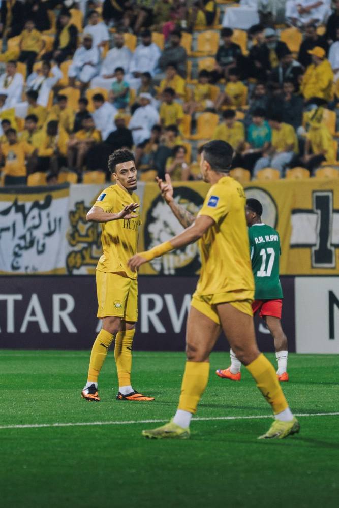 بيريرا بعد تسجيل هدف الوصل الأول