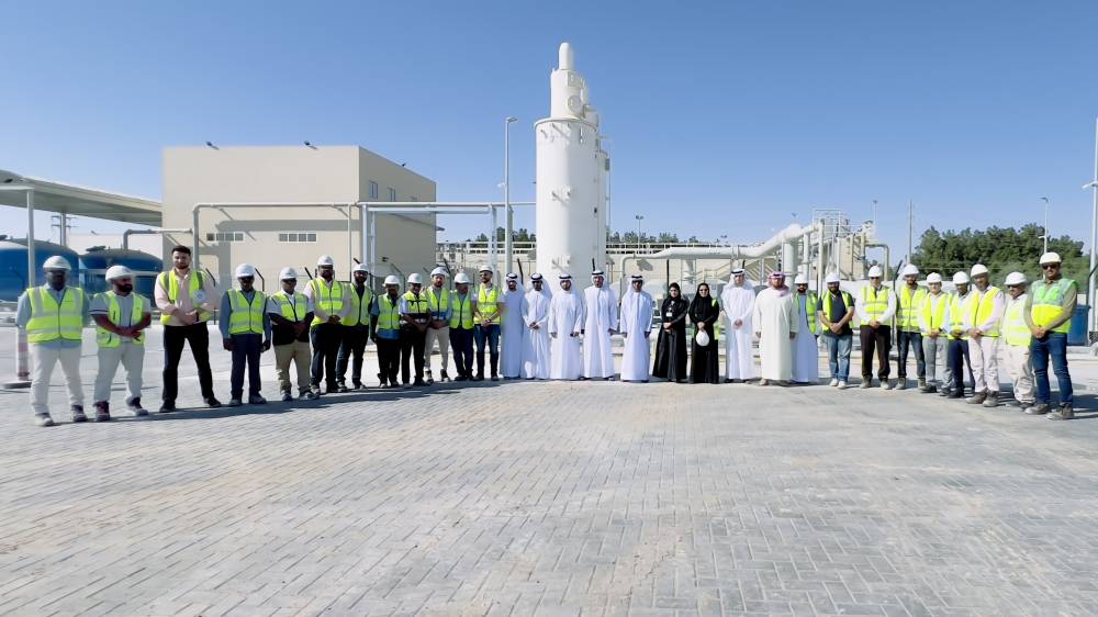 إنجاز محطة معالجة مياه الصرف الصحي في المدام