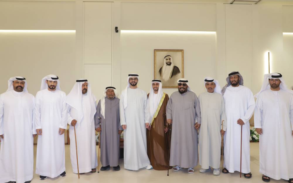 سلطان بن حمدان بن زايد يحضر أفراح المنصوري