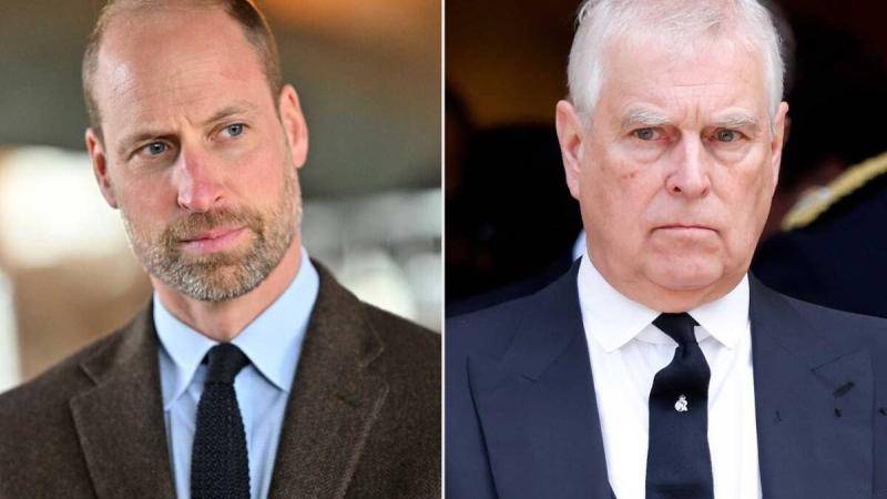 أندرو والأمير وليام 