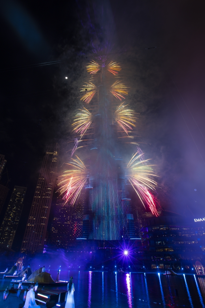 دانة الدنيا دبي تبهر العالم في رأس السنة