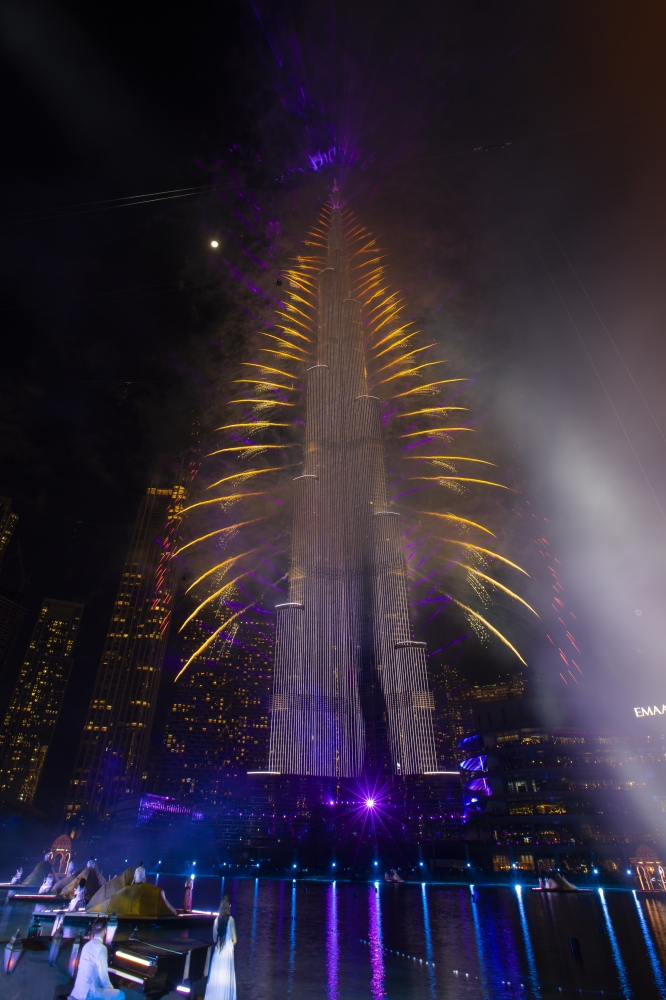 دانة الدنيا دبي تبهر العالم في رأس السنة