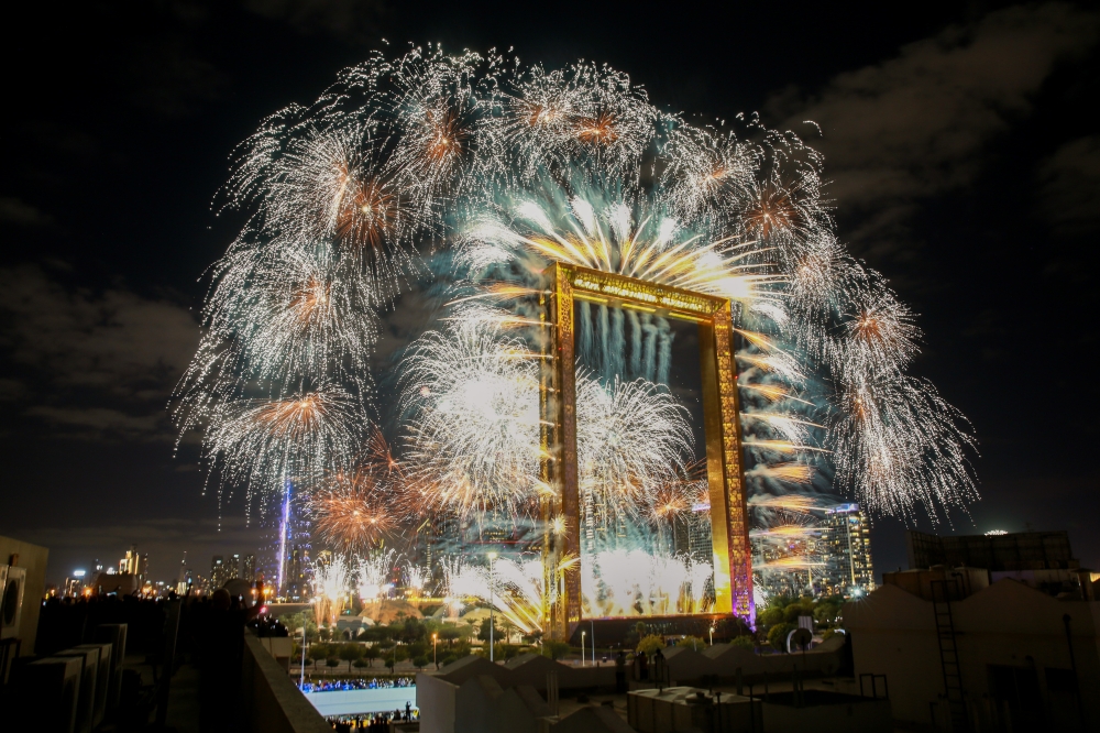 دانة الدنيا دبي تبهر العالم في رأس السنة