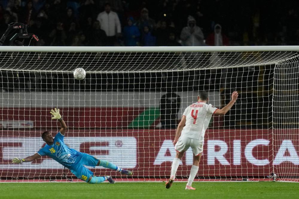 خلال تنفيذ ركلات الترجيح