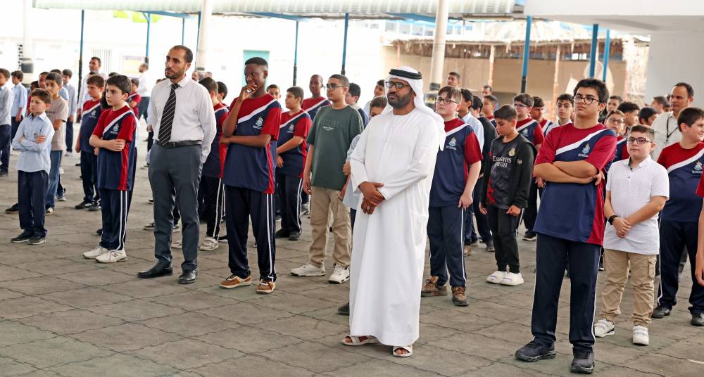 بداية العام الدراسي - مدارس دبي      تصوير صلاح عمر
