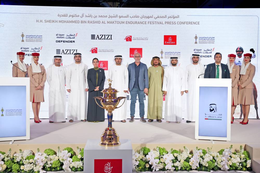 مؤتمر صحفي مهرجان محمد بن راشد للقدرة  ( تصوير : هيثم الخاتم )