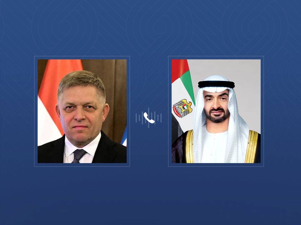 محمد بن زايد ورئيس وزراء سلوفاكيا يؤكدان أهمية الحوار في معالجة أزمات المنطقة
