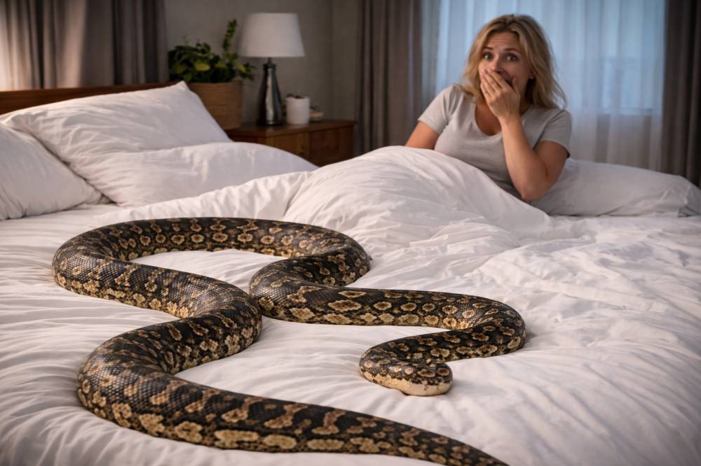 رعب في أستراليا.. استيقظت لتجد ثعباناً بطول مترين ونصف المتر في سريرها