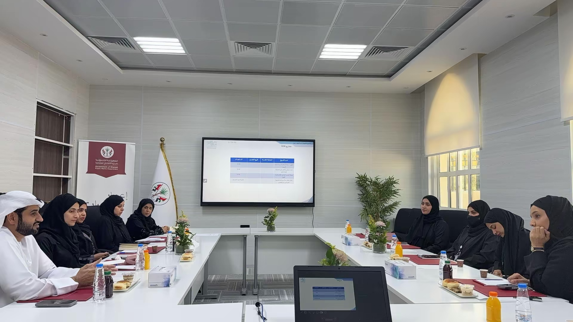 «أشغال الشارقة» تبحث تعزيز التعاون مع بلدية دبا الحصن