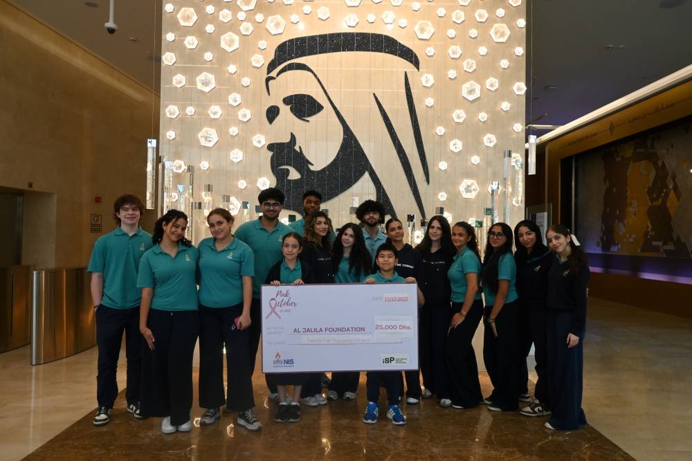 25 ألف درهم من طلاب «النبراس» لدعم جهود مؤسسة الجليلة